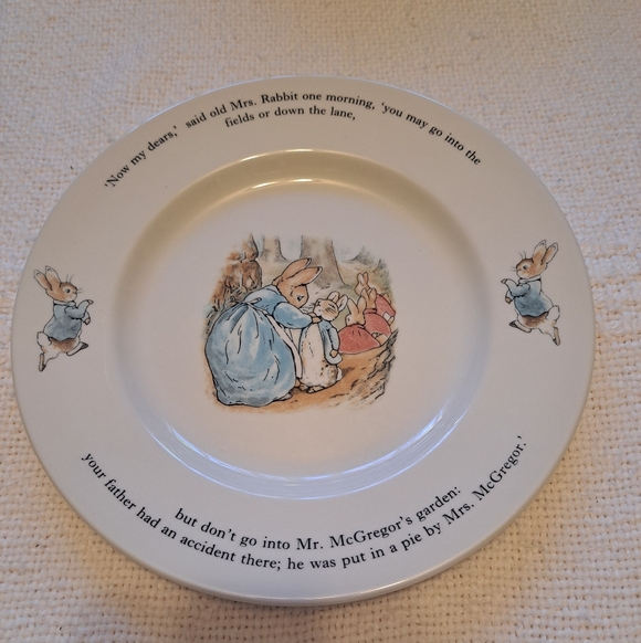 Wedgwood Other - Vtg Wedgwood "Peter Rabbit" Plate - Made in England 1993